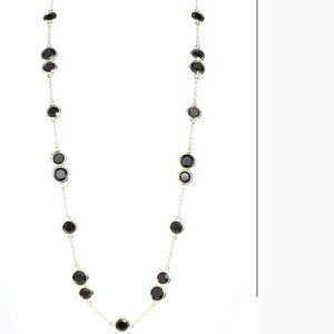 COPY - Kate Spade Confetti Long Necklace in Black/Gold